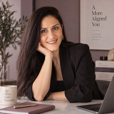 Marija Todorović, founder of Kanc Pro Group, at her desk